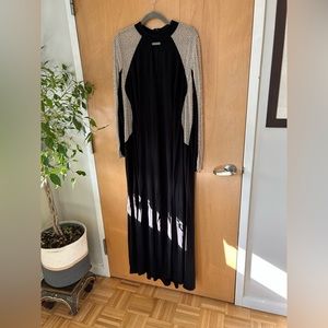 Black and sequin dress